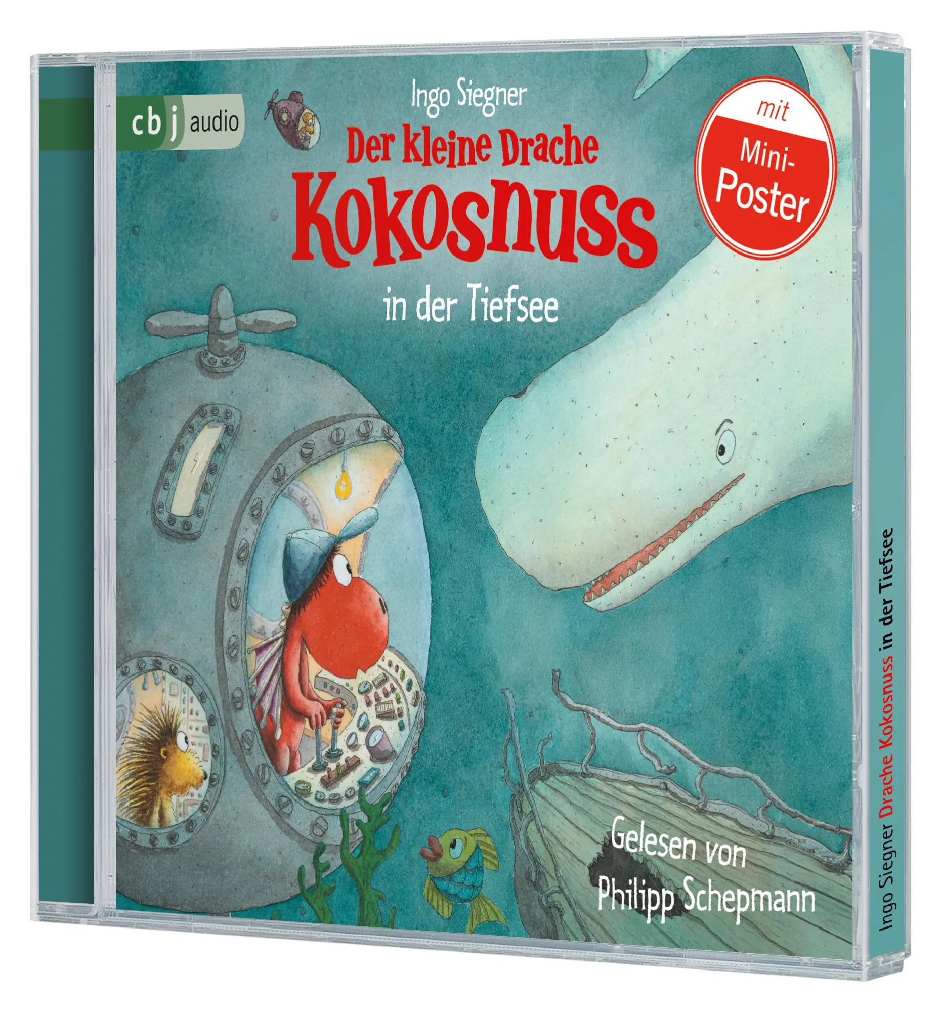 Cover: 9783837141849 | Der kleine Drache Kokosnuss in der Tiefsee | Ingo Siegner | Audio-CD
