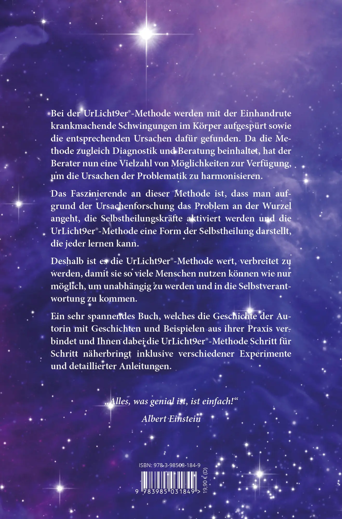 Rückseite: 9783985031849 | UrLicht9er® | Mandy Goller | Taschenbuch | 196 S. | Deutsch | 2025