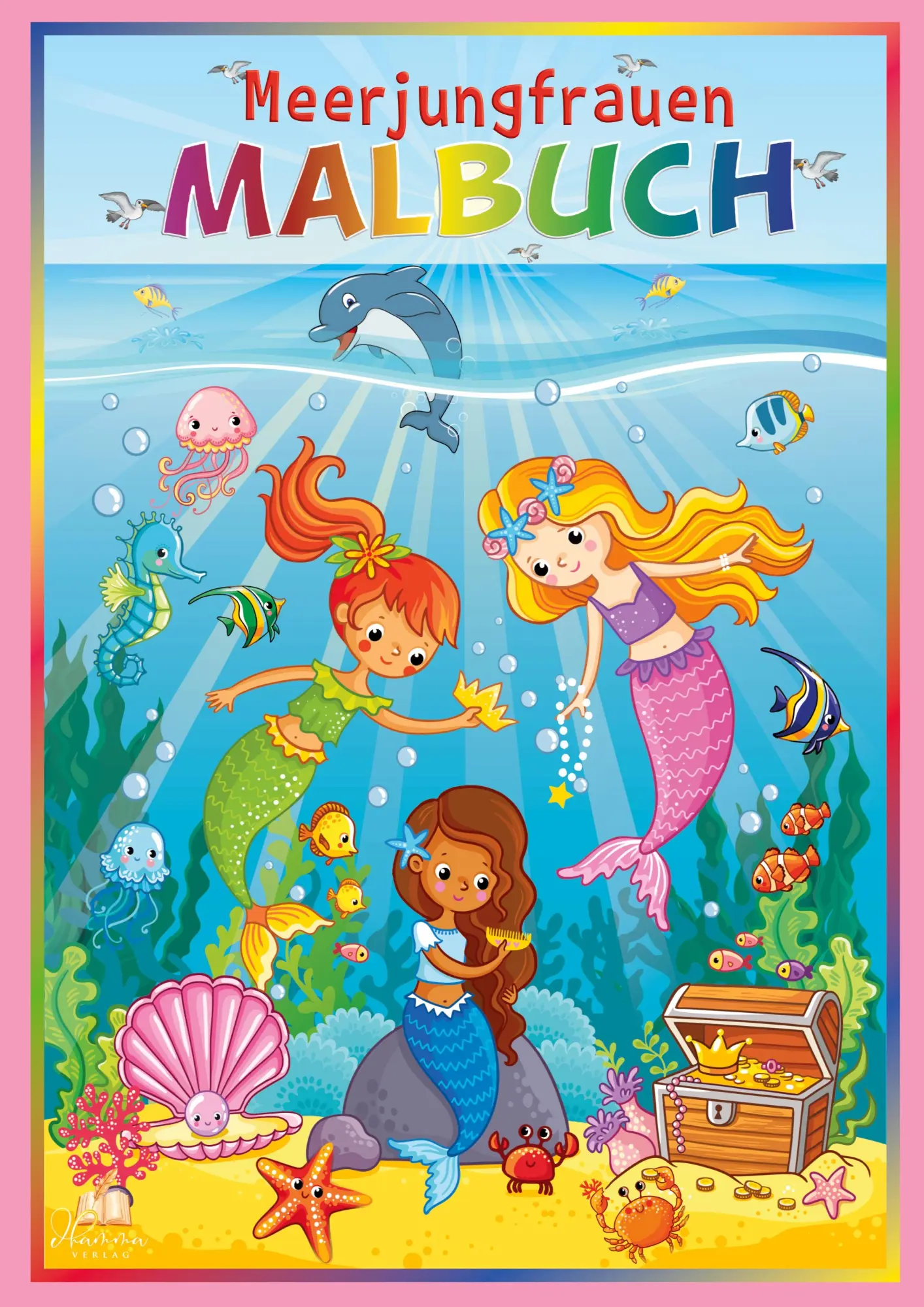 Cover: 9783986571849 | Meerjungfrauen Malbuch | Josef Mickey Müller | Taschenbuch | 104 S.
