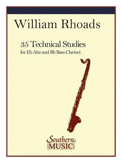 Cover: 884088701949 | 35 Technical Studies | Alto or Bass Clarinet | William Rhoads | Buch