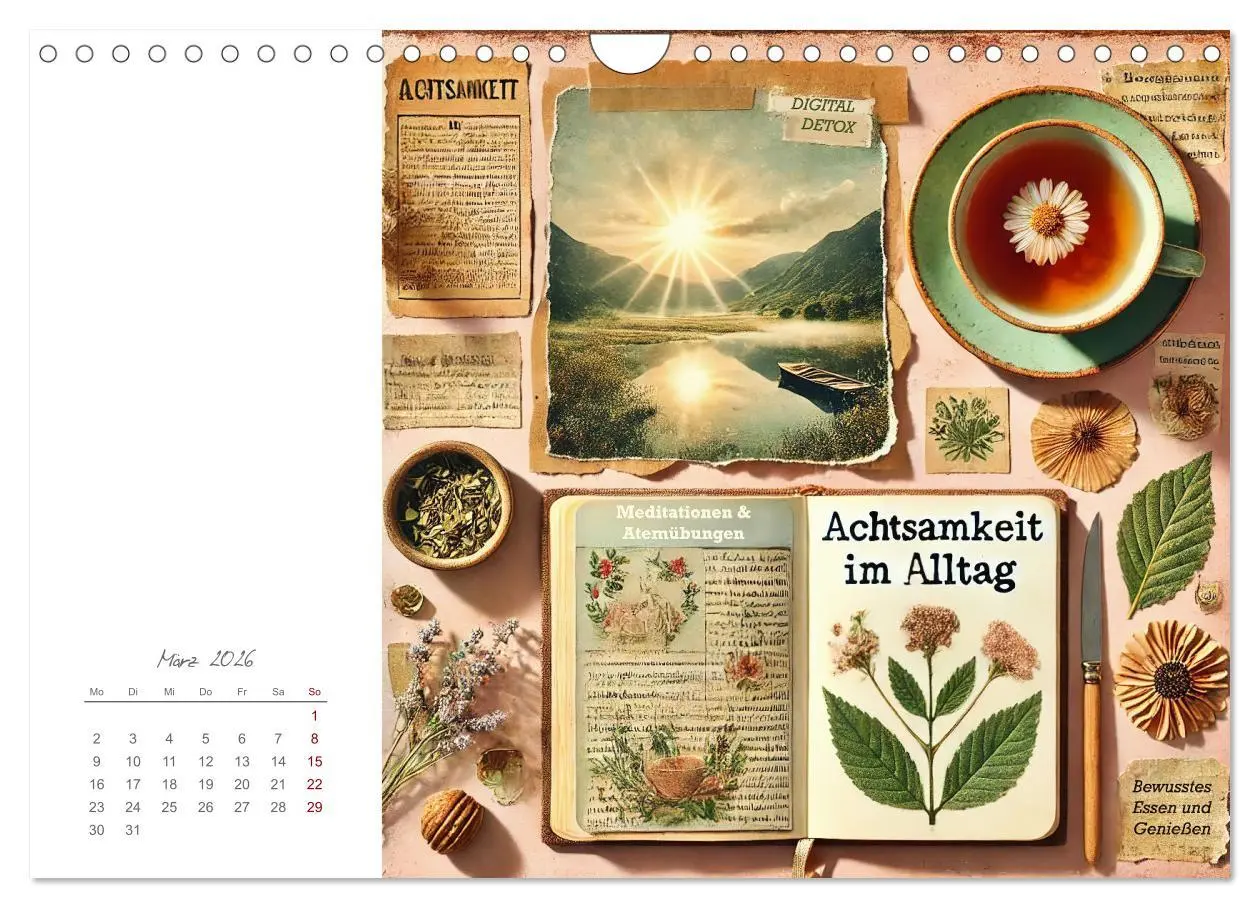 Bild: 9783457281949 | Soulful Days - Dein Selfcare-Kalender (Wandkalender 2026 DIN A4...