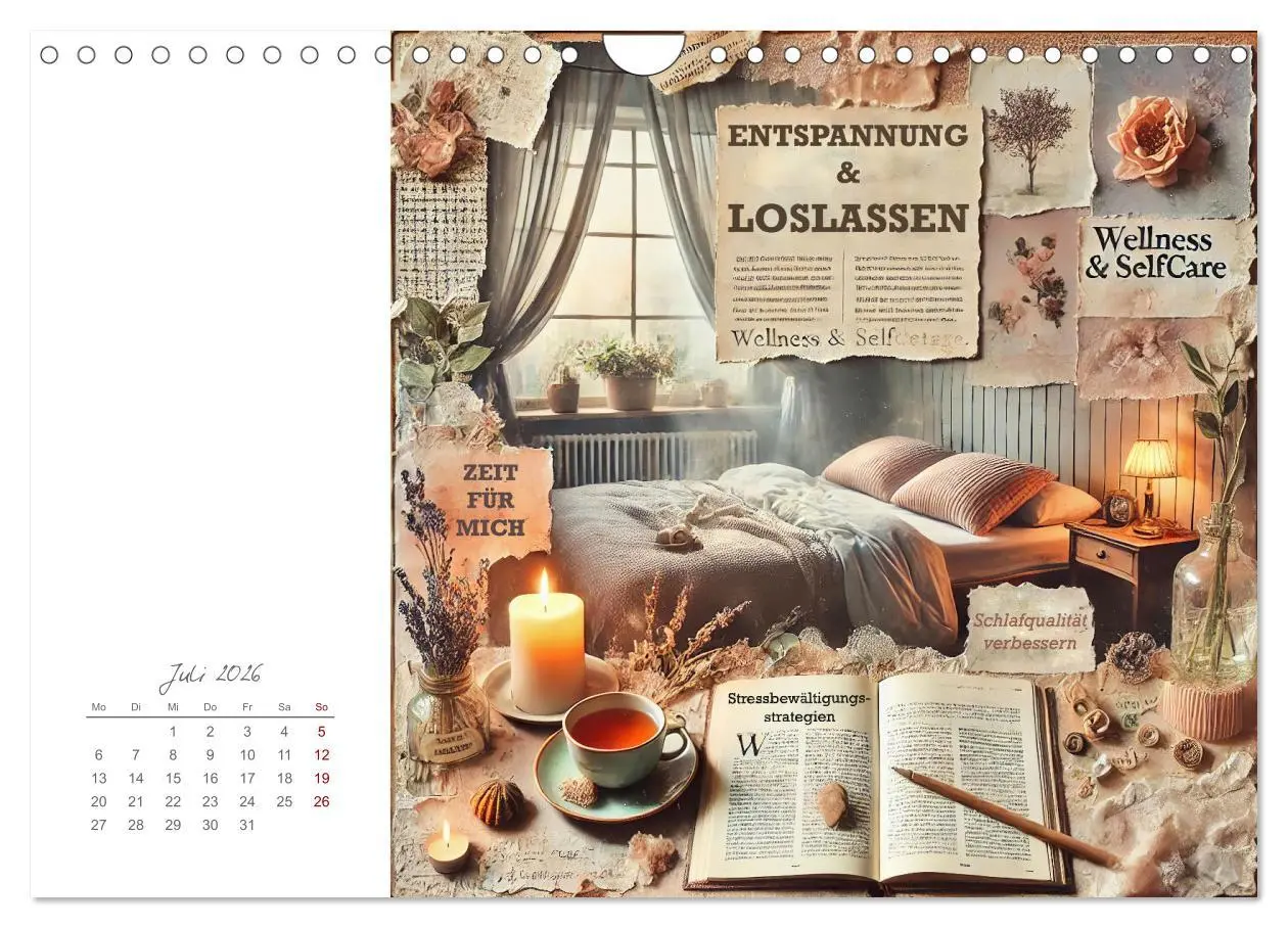 Bild: 9783457281949 | Soulful Days - Dein Selfcare-Kalender (Wandkalender 2026 DIN A4...