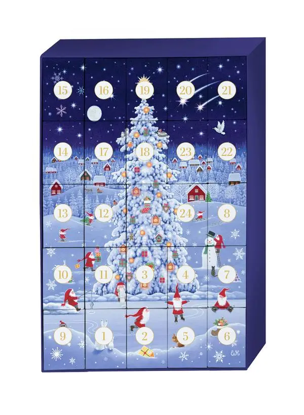 Bild: 9783731891949 | Puzzle-Adventskalender 'Tomtes Weihnachtszauber' | Verlag Korsch