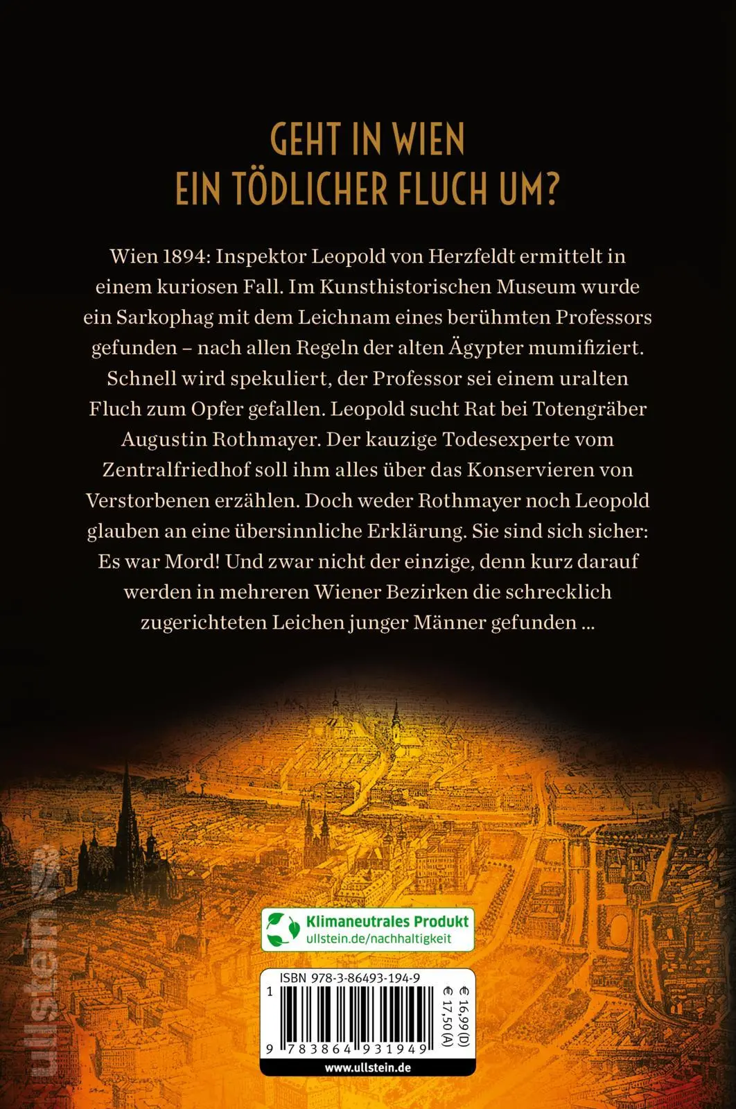 Rückseite: 9783864931949 | Das Mädchen und der Totengräber | Oliver Pötzsch | Taschenbuch | 2022