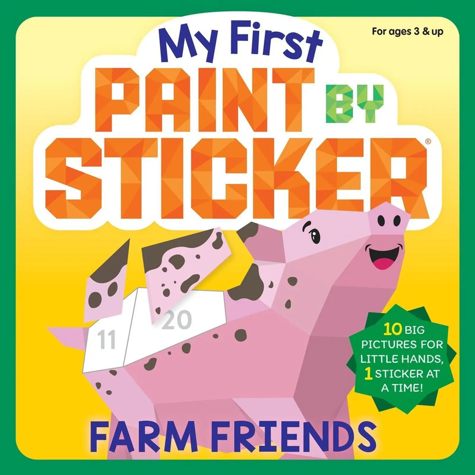 Cover: 9781523532049 | My First Paint by Sticker: Farm Friends | Taschenbuch | Workman Kids