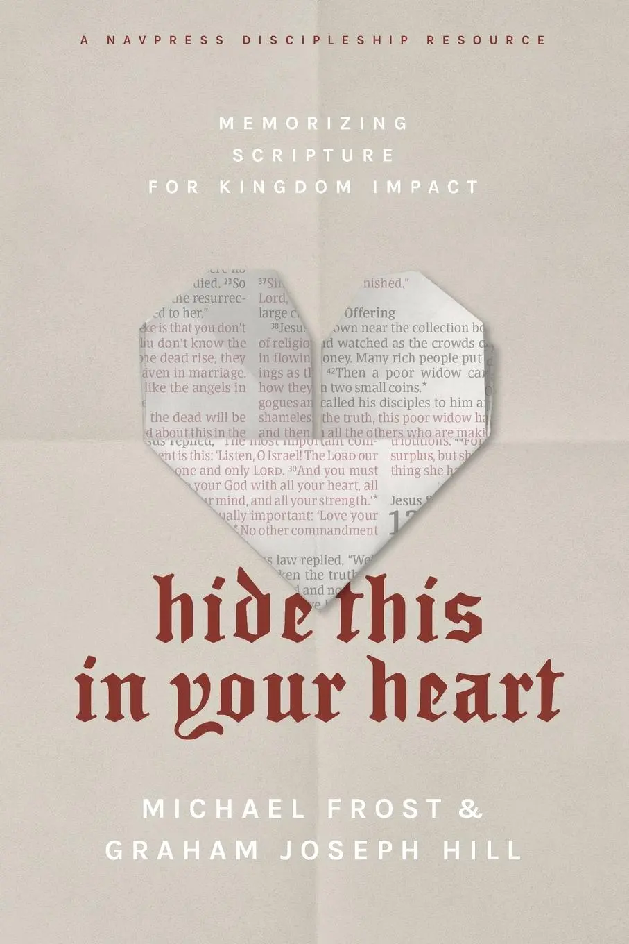 Cover: 9781641582049 | Hide This in Your Heart | Memorizing Scripture for Kingdom Impact