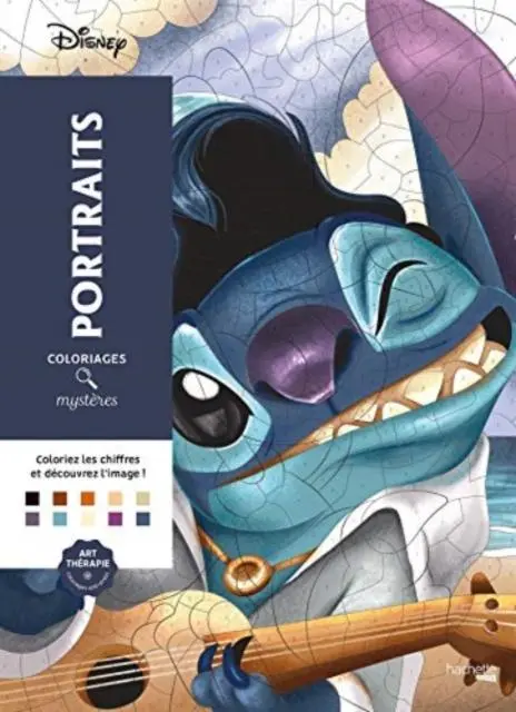 Cover: 9782019452049 | Coloriages mysteres Disney - Portraits | Christophe Alexis Perez