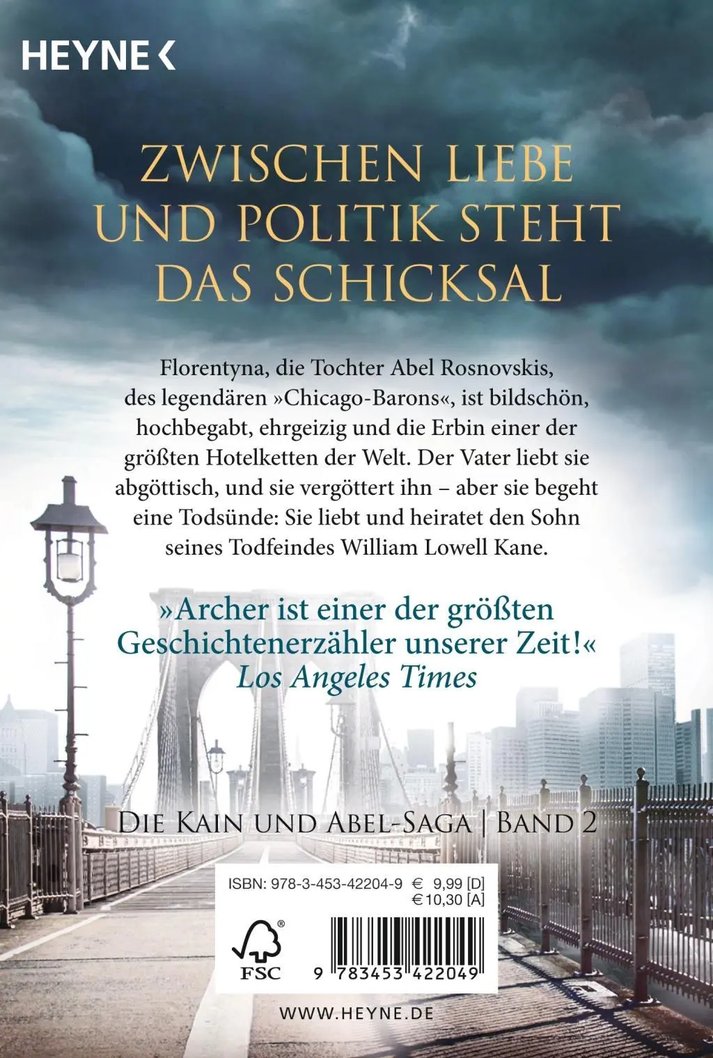 Bild: 9783453422049 | Abels Tochter | Kain und Abel 02 - Roman | Jeffrey Archer | Buch