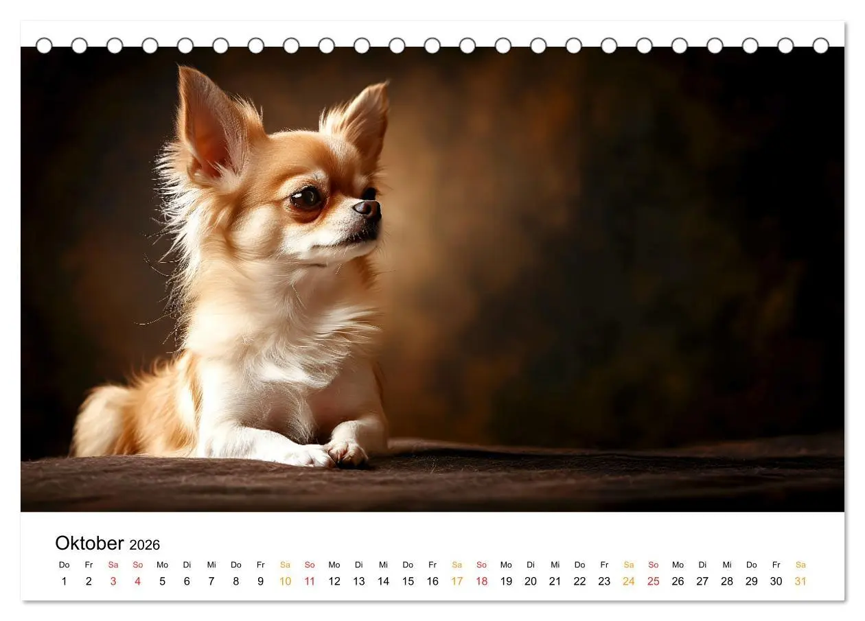 Bild: 9783457312049 | Chihuahua - kleine Energiebündel (Tischkalender 2026 DIN A5 quer),...