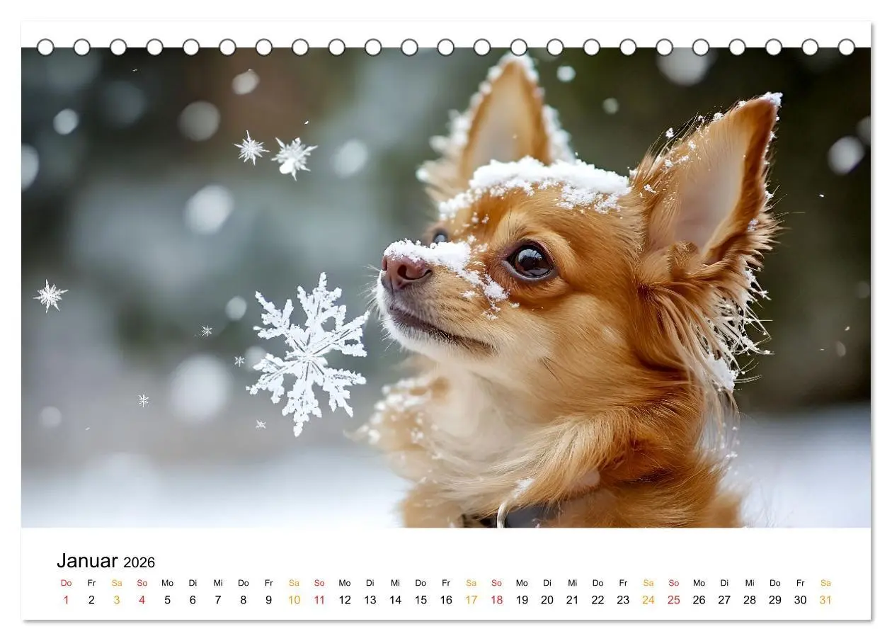 Bild: 9783457312049 | Chihuahua - kleine Energiebündel (Tischkalender 2026 DIN A5 quer),...
