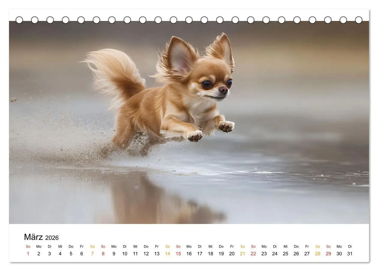 Bild: 9783457312049 | Chihuahua - kleine Energiebündel (Tischkalender 2026 DIN A5 quer),...
