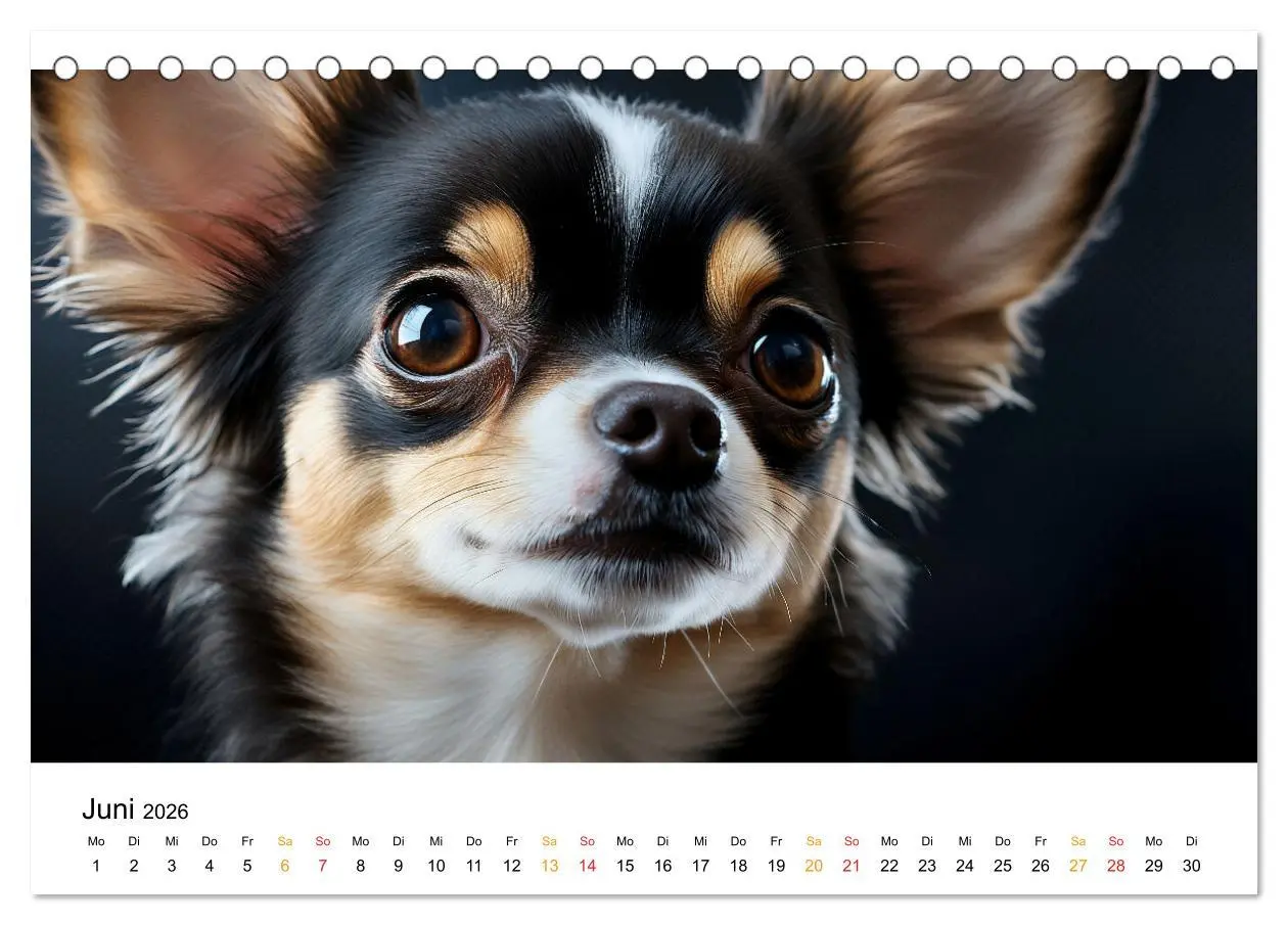 Bild: 9783457312049 | Chihuahua - kleine Energiebündel (Tischkalender 2026 DIN A5 quer),...