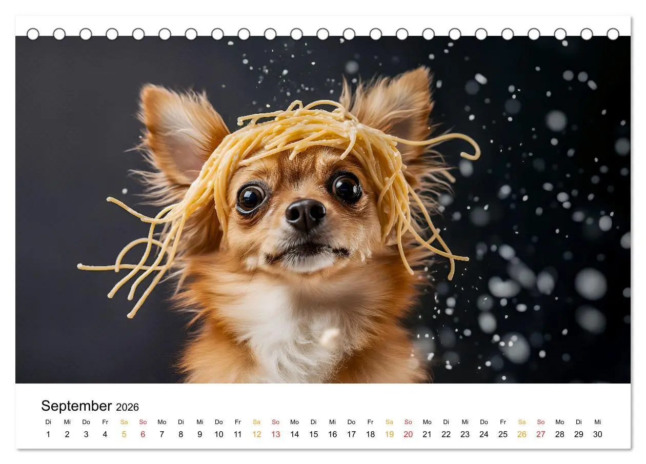 Bild: 9783457312049 | Chihuahua - kleine Energiebündel (Tischkalender 2026 DIN A5 quer),...