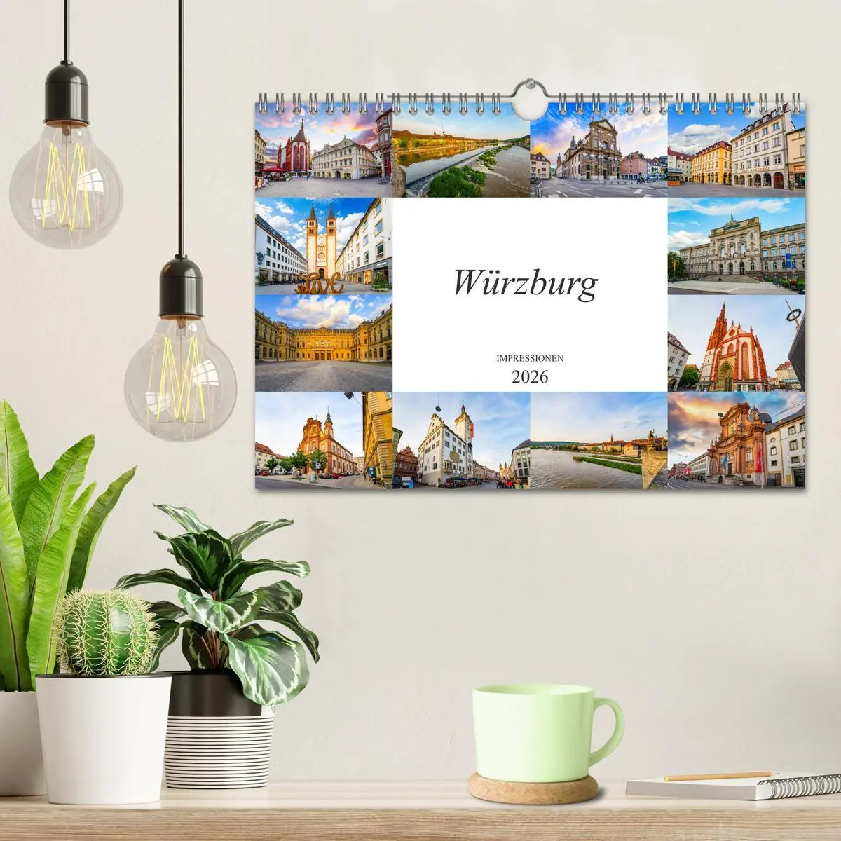Bild: 9783457792049 | Würzburg Impressionen (Wandkalender 2026 DIN A4 quer), CALVENDO...