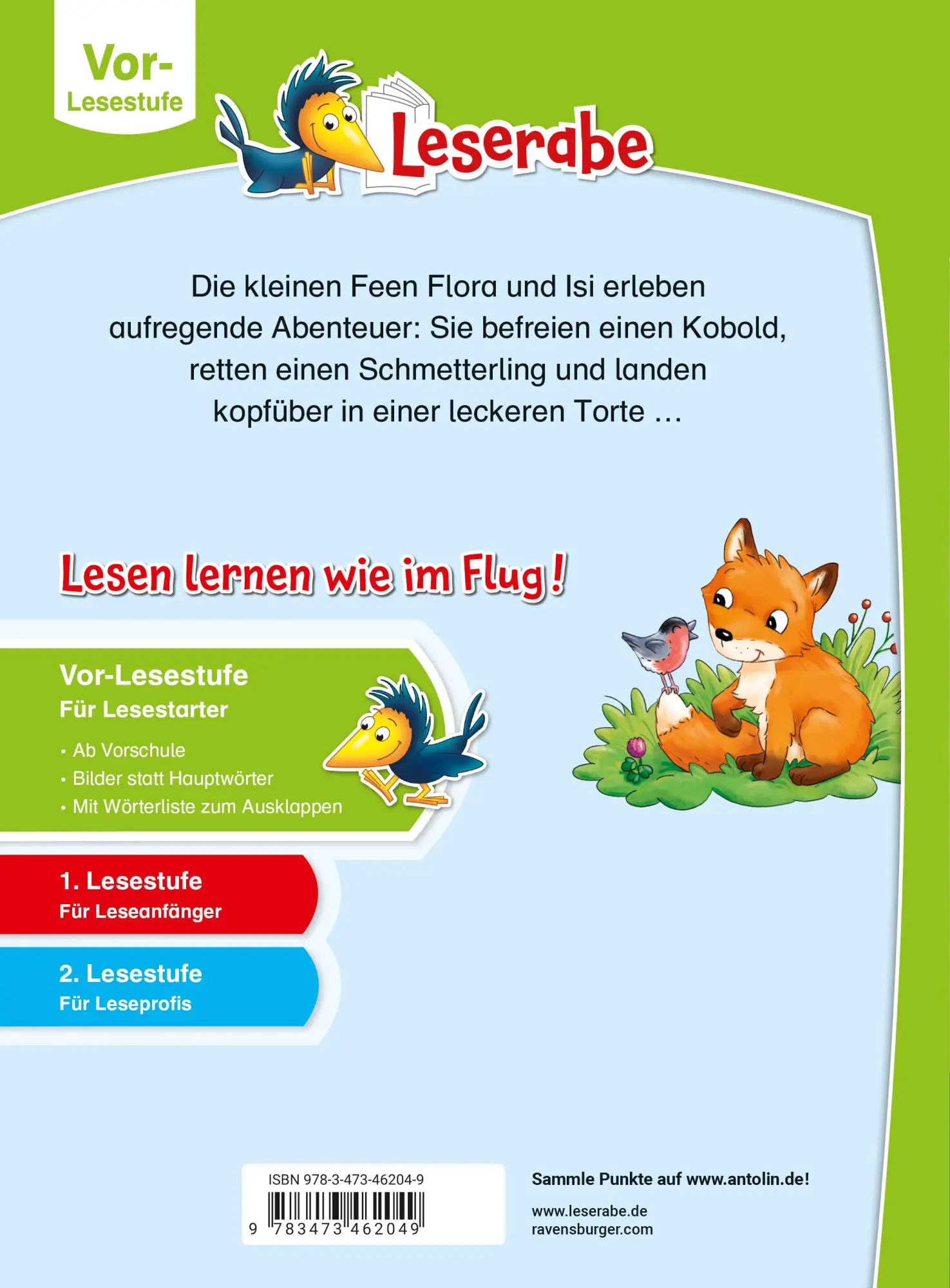 Rückseite: 9783473462049 | Feengeschichten - Leserabe ab Vorschule - Erstlesebuch für Kinder...