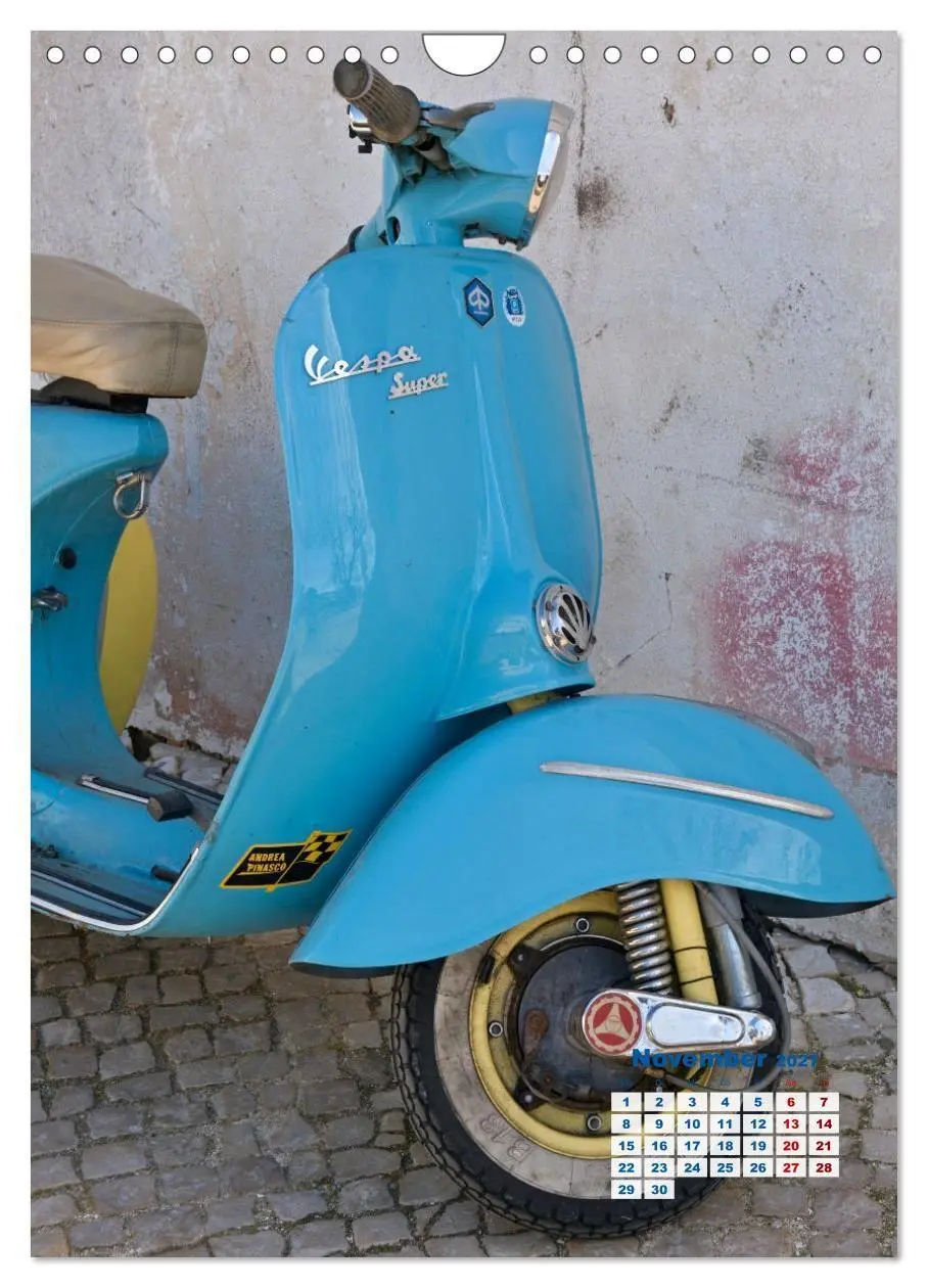 Bild: 9783569282049 | Die Liebe zur Vespa (Wandkalender 2027 DIN A4 hoch), CALVENDO...