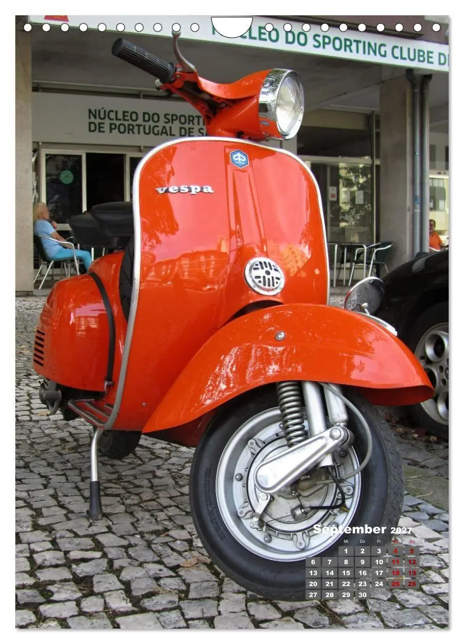Bild: 9783569282049 | Die Liebe zur Vespa (Wandkalender 2027 DIN A4 hoch), CALVENDO...