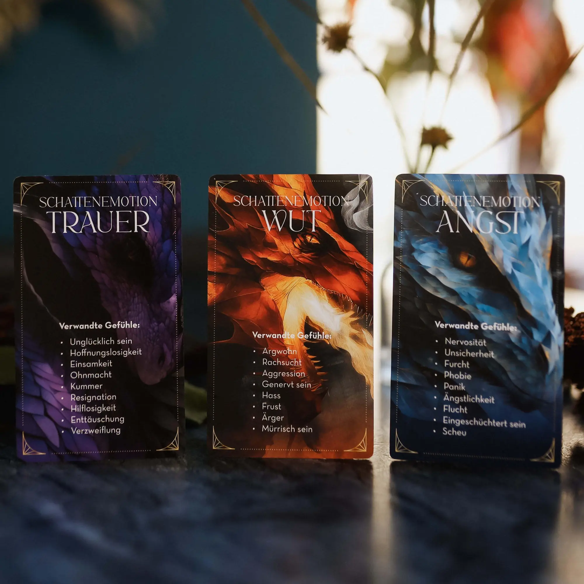 Bild: 9783868262049 | Shadow Work - Ride your Dragon! Dein Starterkit mit Buch und 33 Karten