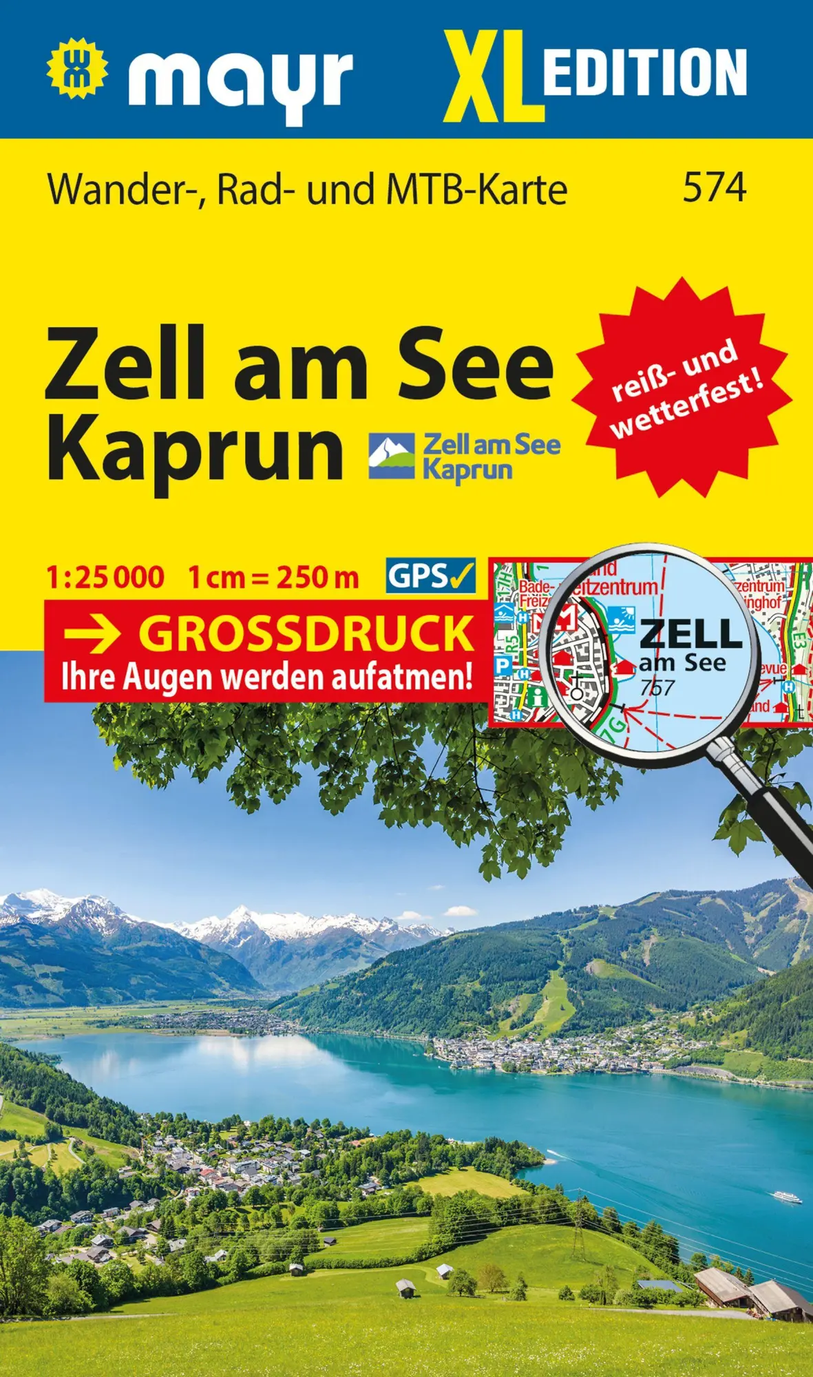 Cover: 9783991542049 | Mayr Wanderkarte Zell am See, Kaprun XL 1:25.000 | (Land-)Karte | 2024