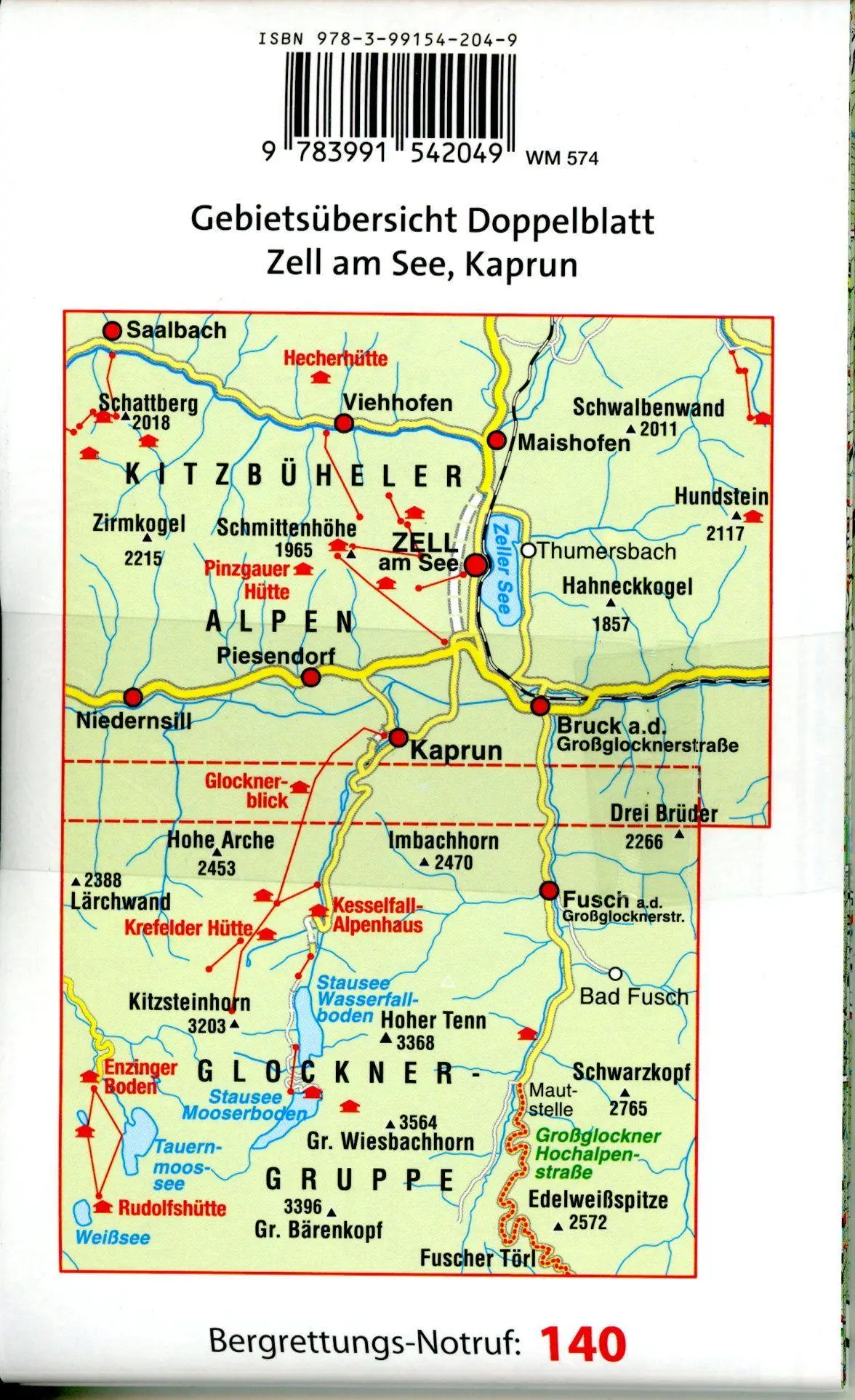 Bild: 9783991542049 | Mayr Wanderkarte Zell am See, Kaprun XL 1:25.000 | (Land-)Karte | 2024