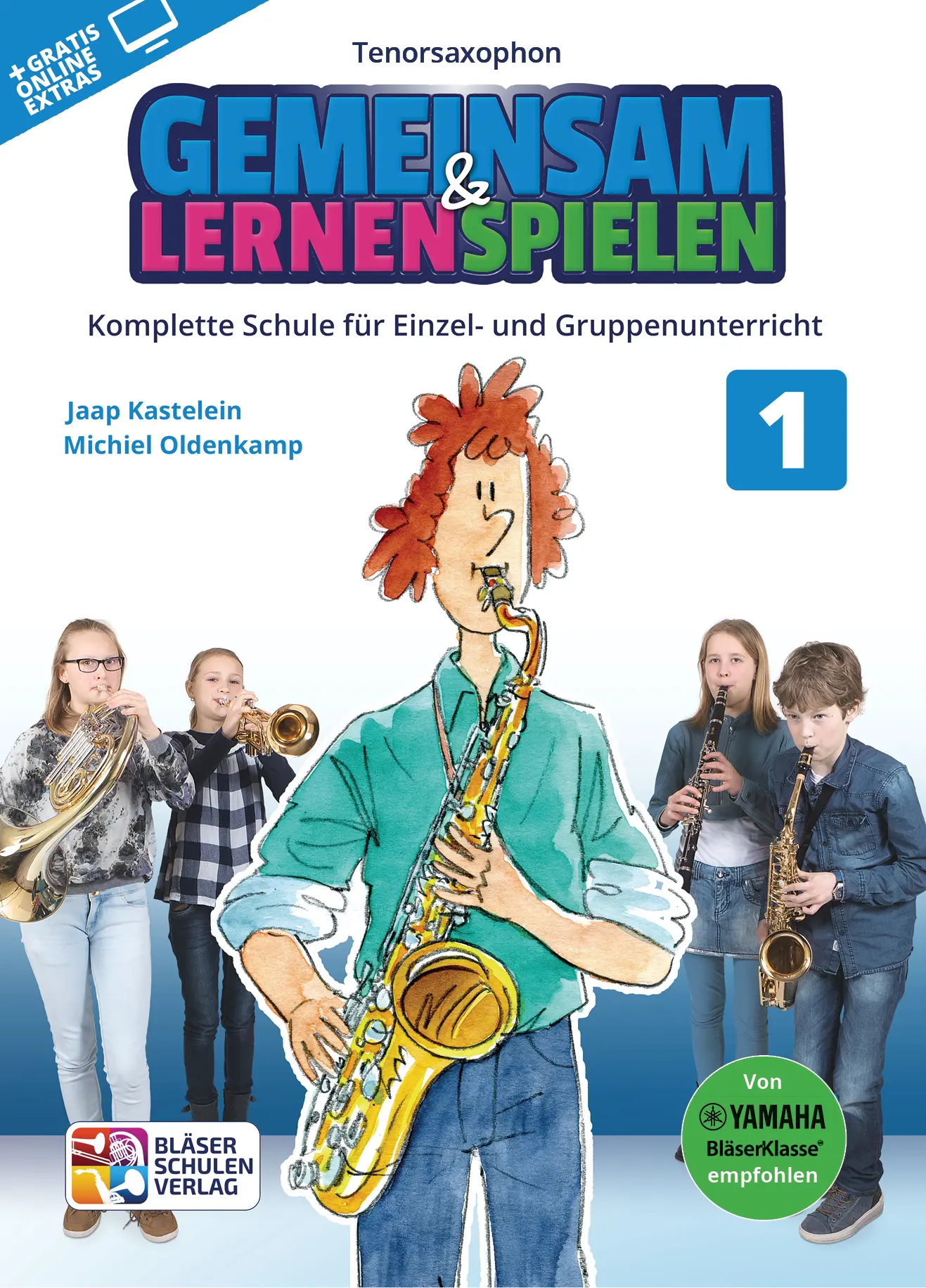 Cover: 9790700382049 | Gemeinsam Lernen &amp; Spielen 1 Tenorsaxophon | Michiel Oldenkamp | 2016