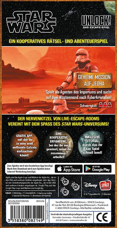 Bild: 3558380082149 | Unlock! - Star Wars Geheim. Miss. J. BoxC (Spiel) | Demaegd (u. a.)