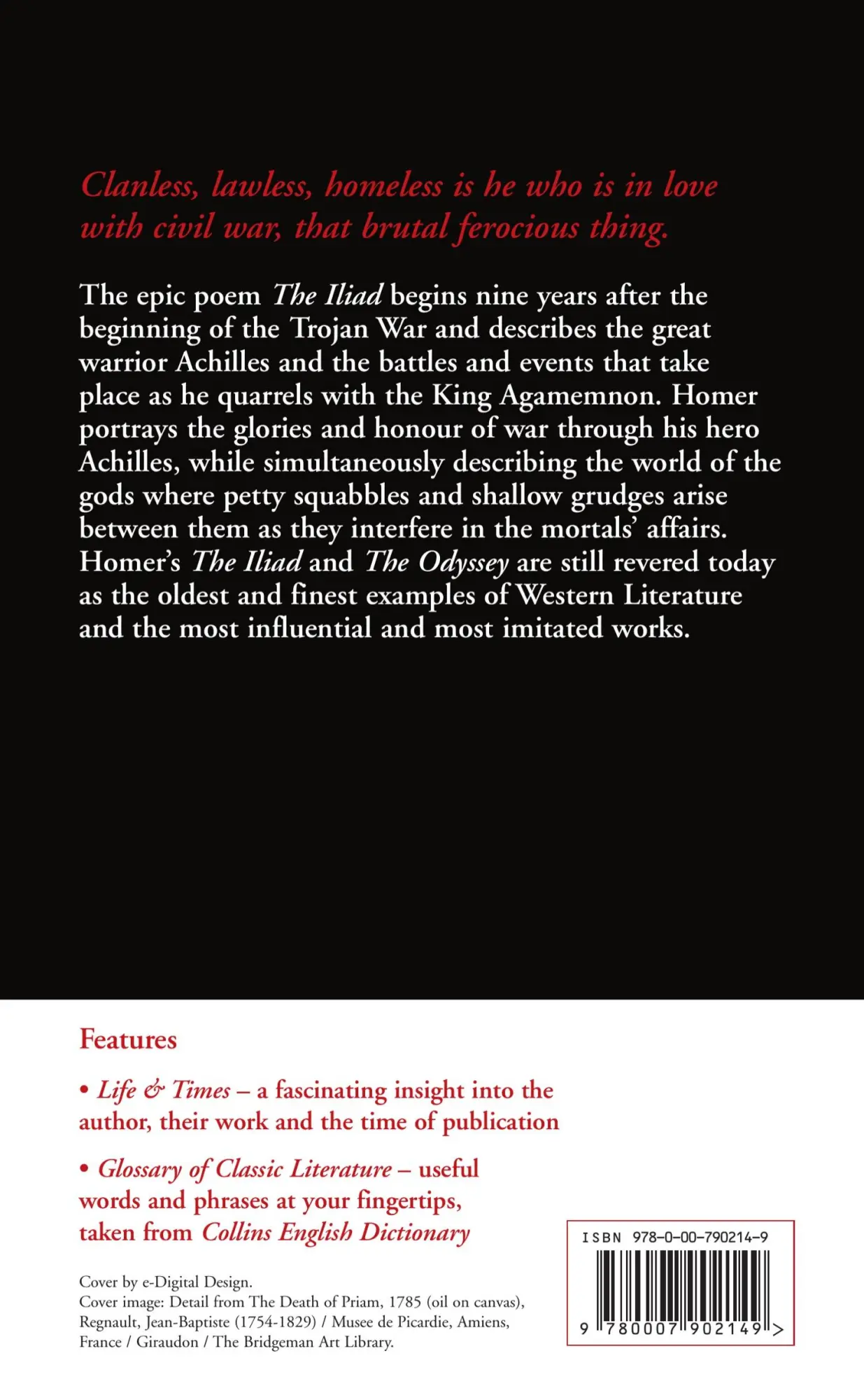 Rückseite: 9780007902149 | The Iliad | Homer | Taschenbuch | 648 S. | Englisch | 2011