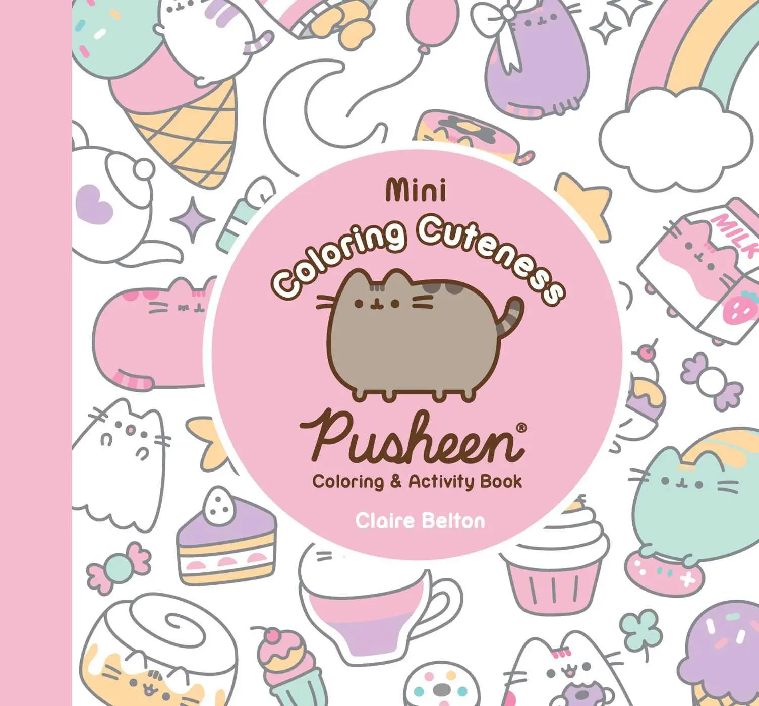 Cover: 9781668092149 | Mini Coloring Cuteness | A Pusheen Coloring &amp; Activity Book | Belton