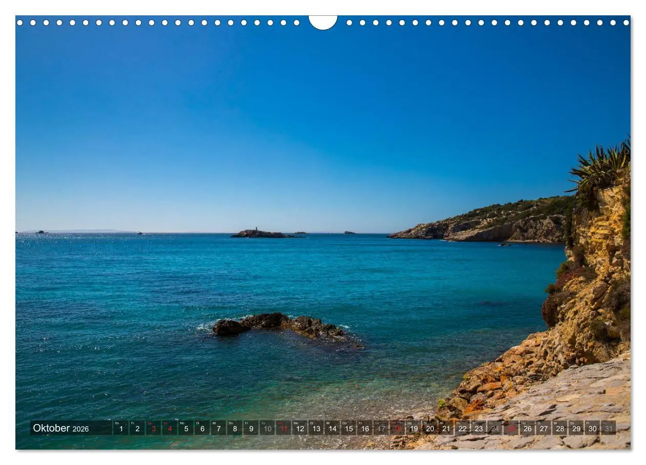 Bild: 9783457922149 | Ibiza Küste, Buchten und Strände (Wandkalender 2026 DIN A3 quer),...