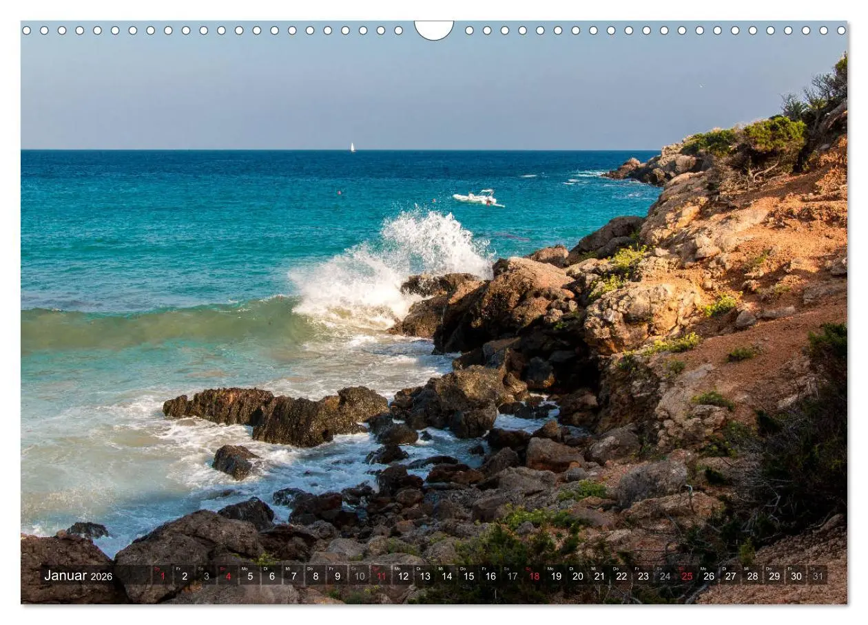 Bild: 9783457922149 | Ibiza Küste, Buchten und Strände (Wandkalender 2026 DIN A3 quer),...