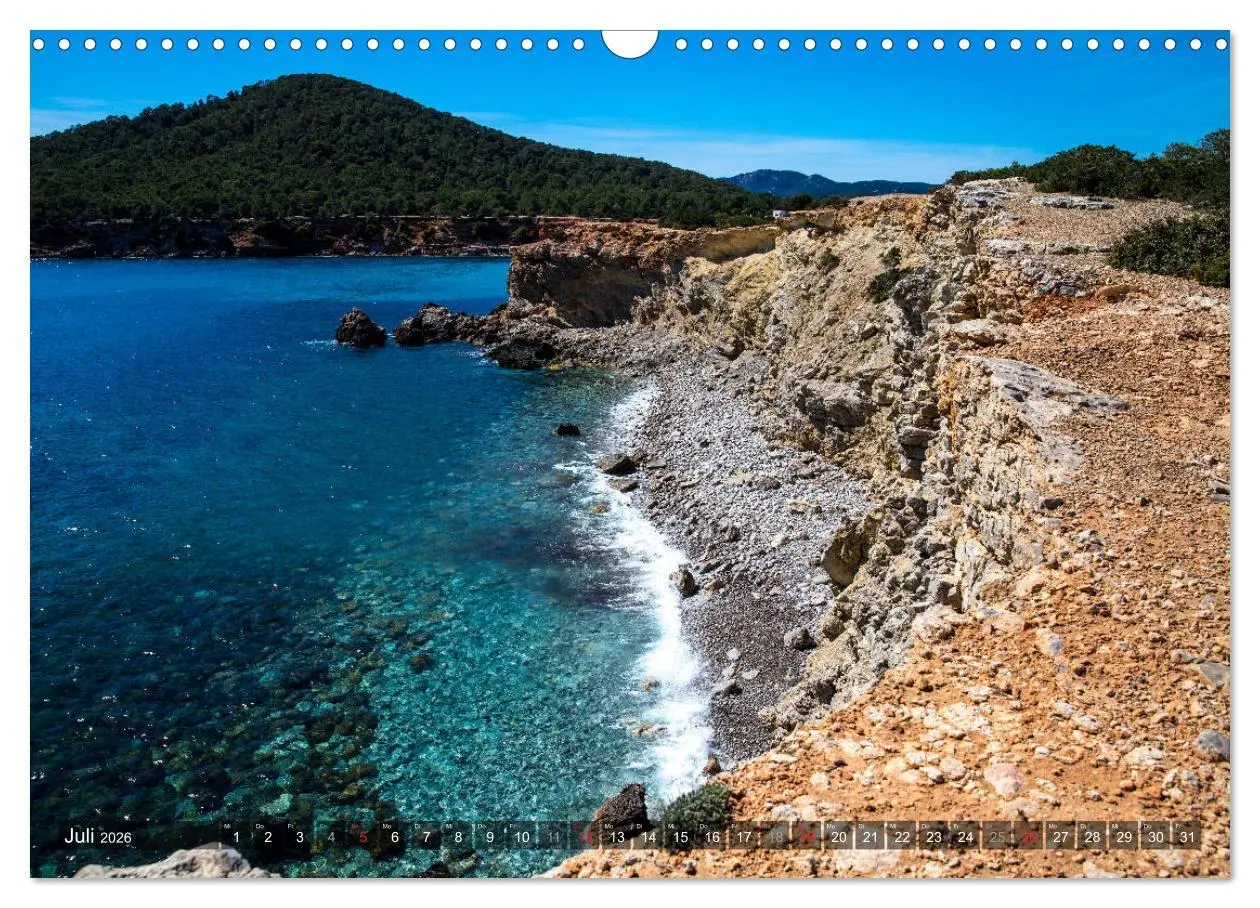 Bild: 9783457922149 | Ibiza Küste, Buchten und Strände (Wandkalender 2026 DIN A3 quer),...