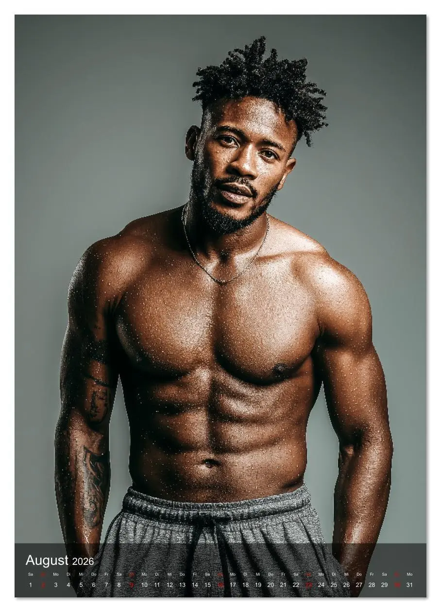Bild: 9783516632149 | BLACK HEAT - Sexy Männer mit dunkler Haut und Muskeln aus Stahl...