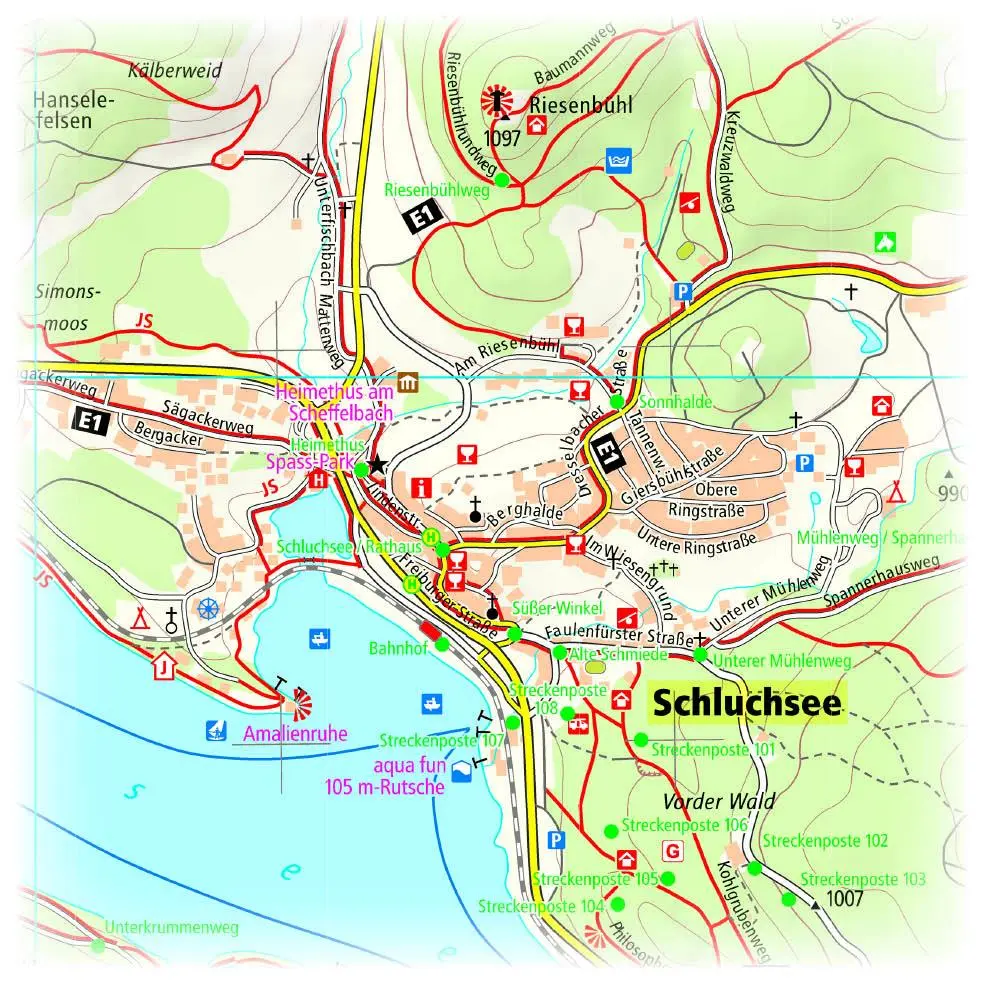 Bild: 9783747302149 | Schluchsee, Bernau - Feldberg - Lenzkirch 1:25 000 | (Land-)Karte
