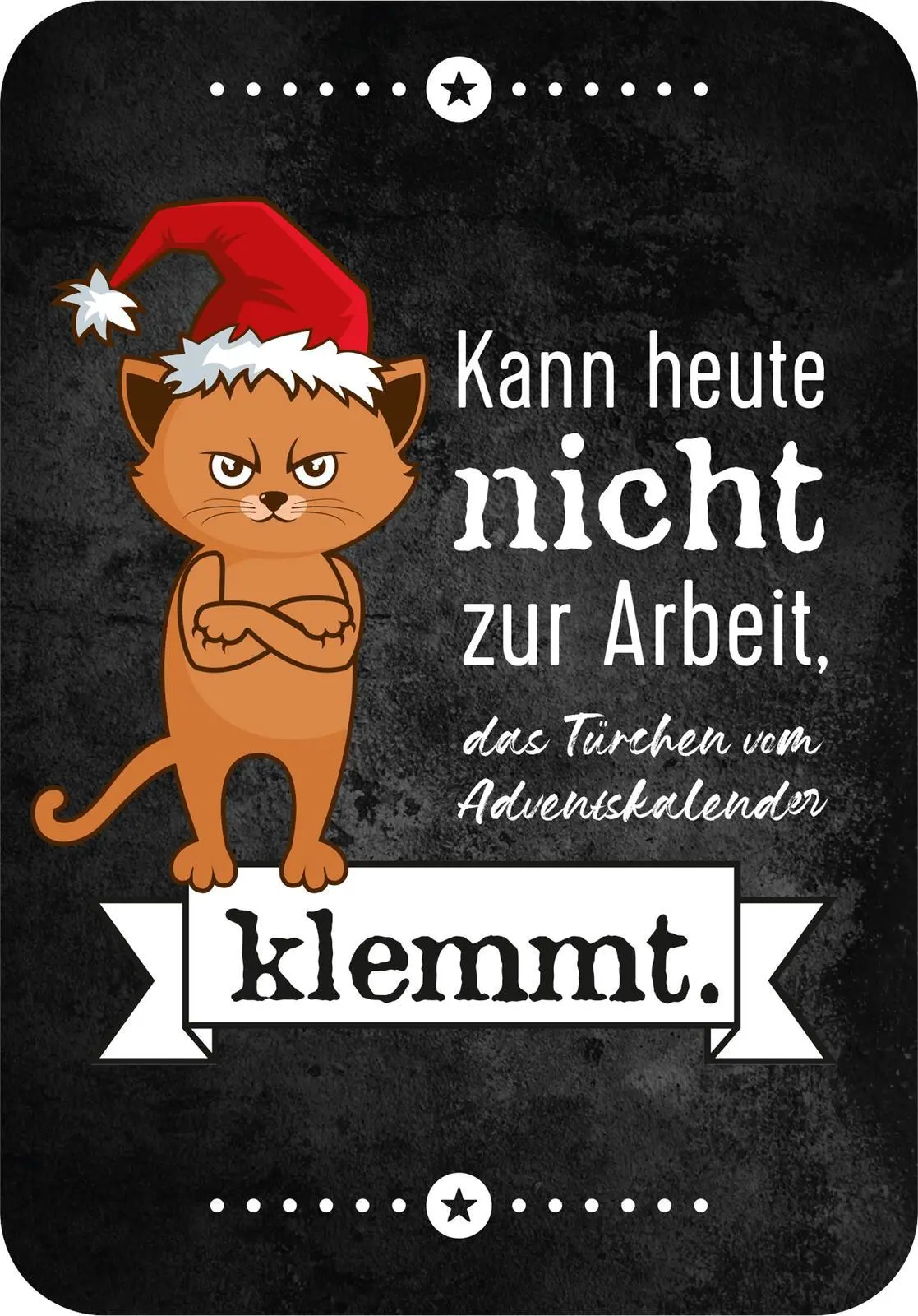Bild: 9783845862149 | Advent, Advent, die Stimmung brennt! | 24 Kärtchen zum Abreagieren