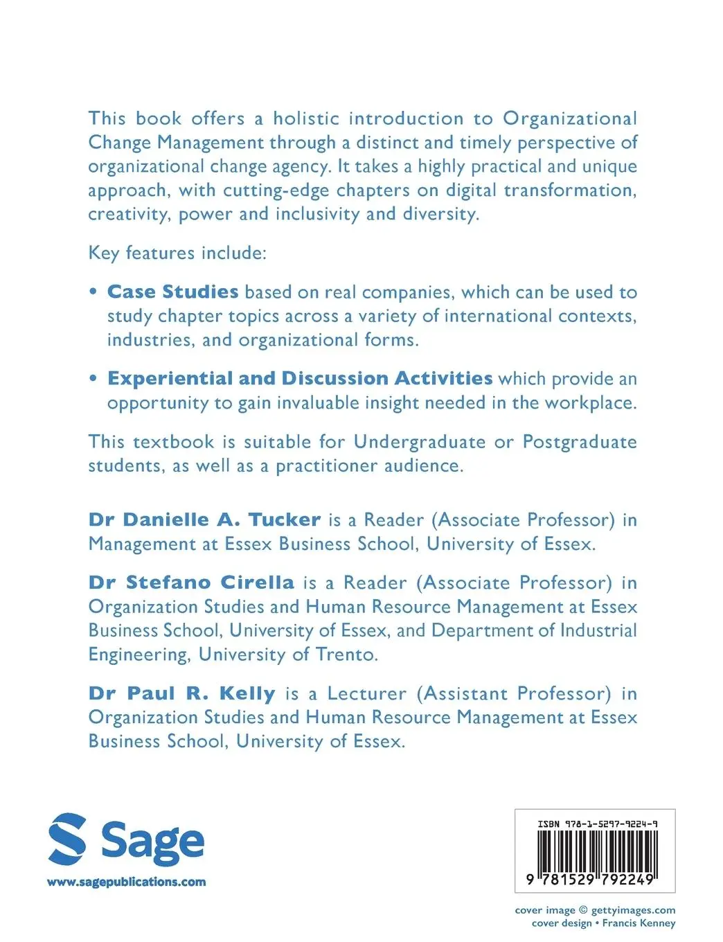 Rückseite: 9781529792249 | Organizational Change Management | Danielle A A Tucker (u. a.) | Buch