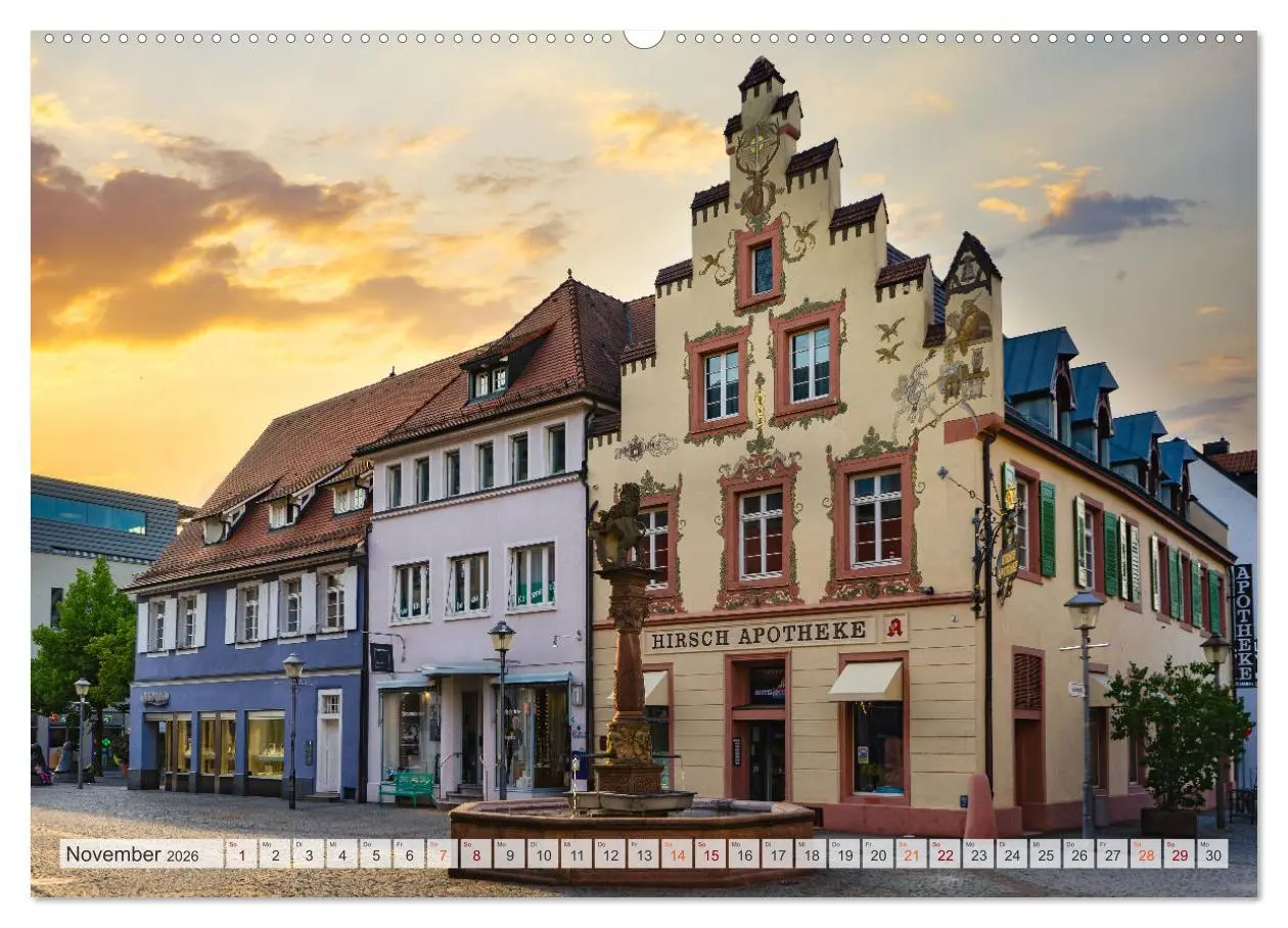 Bild: 9783457602249 | Offenburg Impressionen (Wandkalender 2026 DIN A2 quer), CALVENDO...