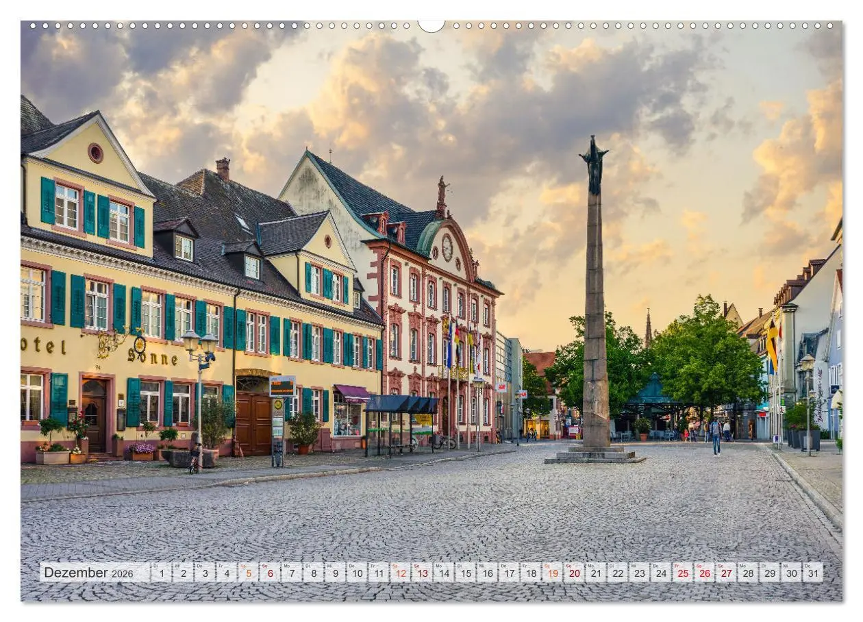 Bild: 9783457602249 | Offenburg Impressionen (Wandkalender 2026 DIN A2 quer), CALVENDO...
