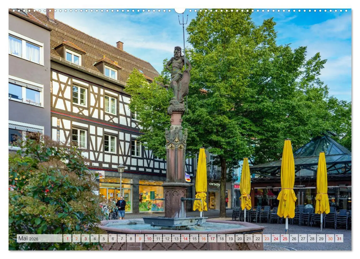 Bild: 9783457602249 | Offenburg Impressionen (Wandkalender 2026 DIN A2 quer), CALVENDO...