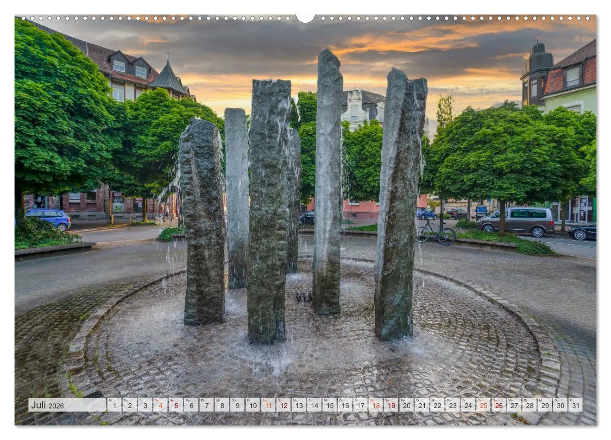 Bild: 9783457602249 | Offenburg Impressionen (Wandkalender 2026 DIN A2 quer), CALVENDO...