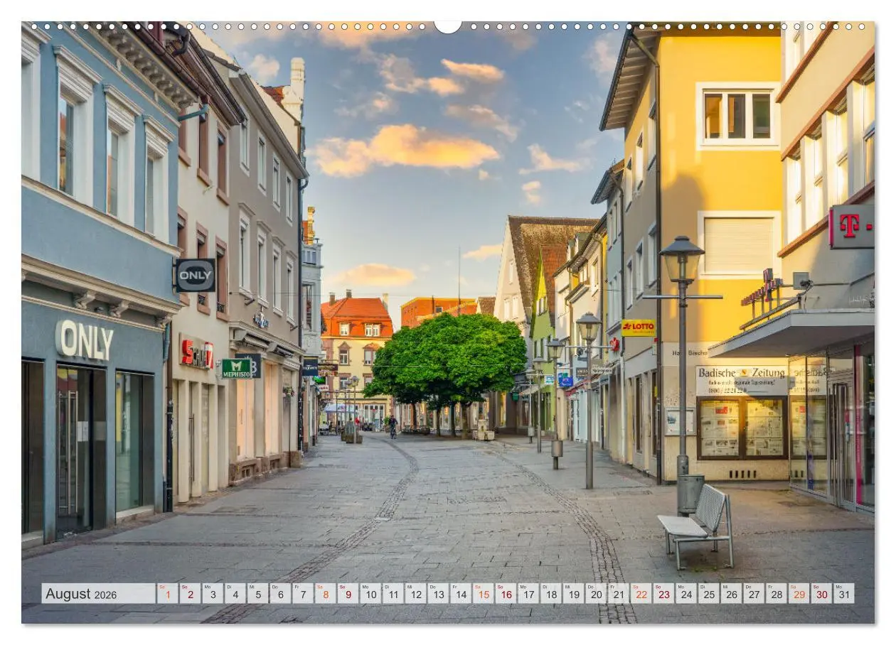 Bild: 9783457602249 | Offenburg Impressionen (Wandkalender 2026 DIN A2 quer), CALVENDO...