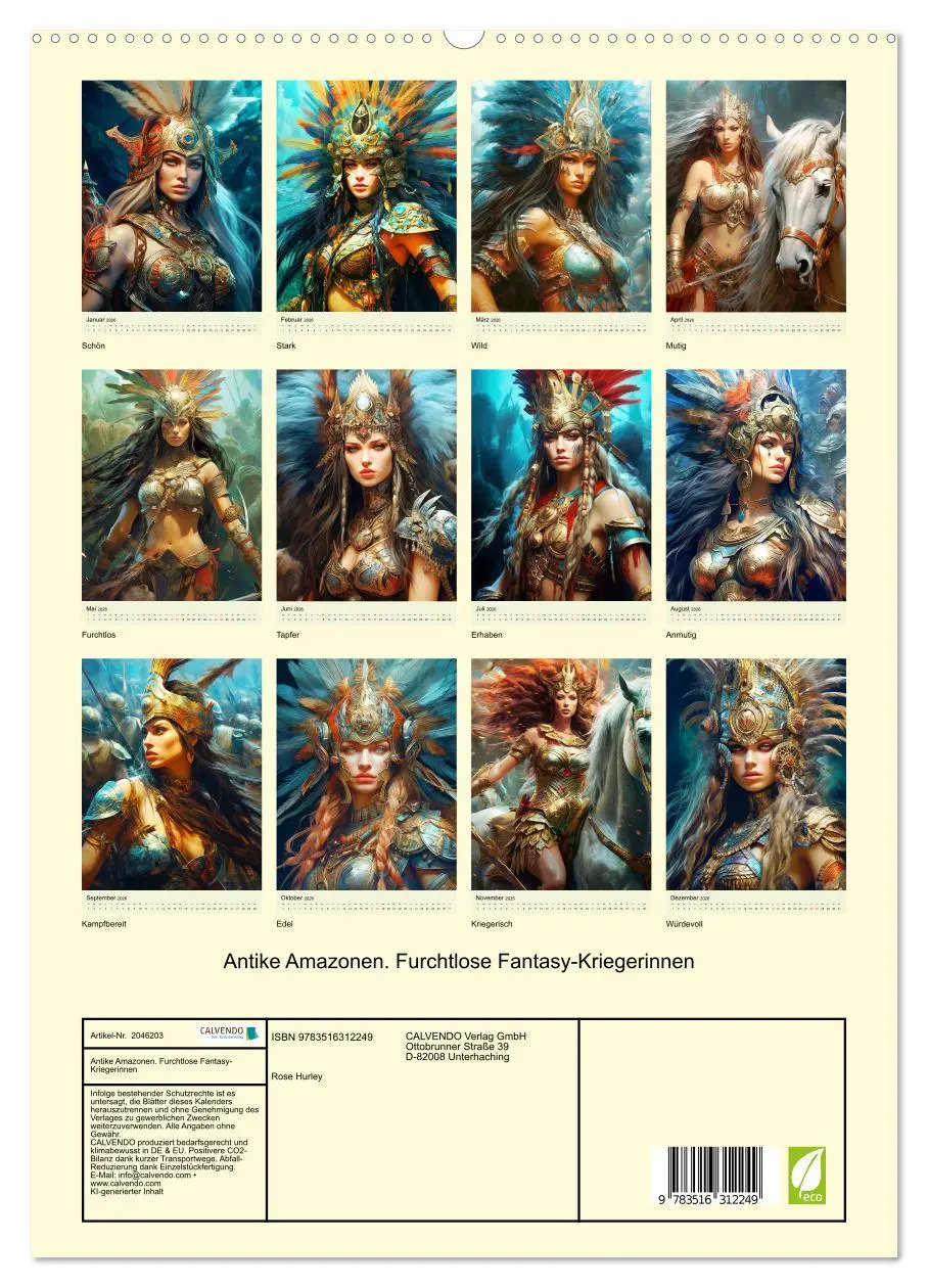 Bild: 9783516312249 | Antike Amazonen. Furchtlose Fantasy-Kriegerinnen (hochwertiger...