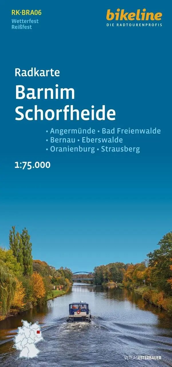 Cover: 9783711102249 | Radkarte Barnim Schorfheide (RK-BRA06) | Esterbauer Verlag | Deutsch