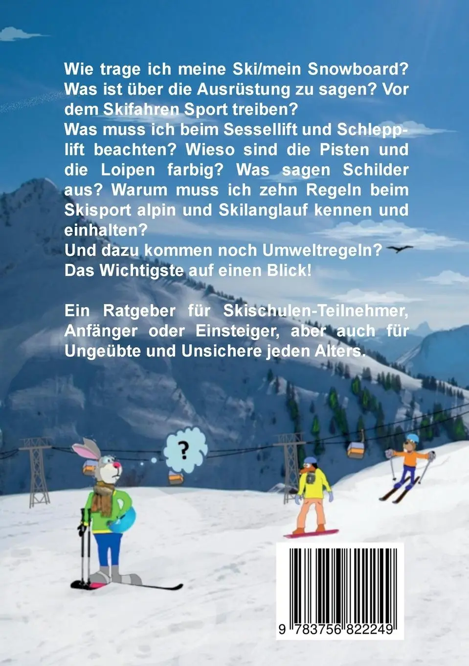 Rückseite: 9783756822249 | Sicherheit am Berg - Regeln, Tipps und Hinweise für Ski- und...