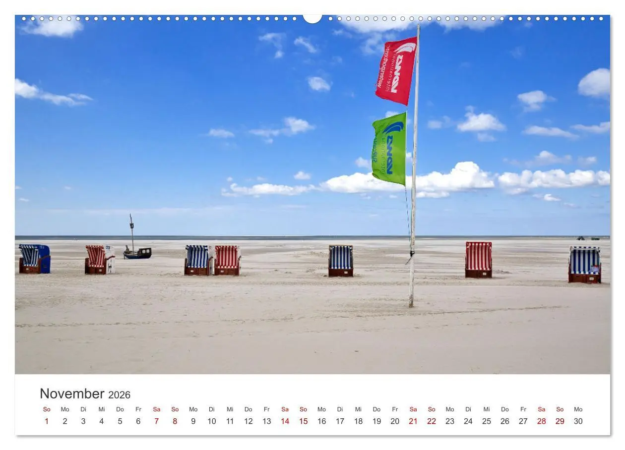 Bild: 9783457522349 | Amrum - Perle der Nordsee (Wandkalender 2026 DIN A2 quer), CALVENDO...