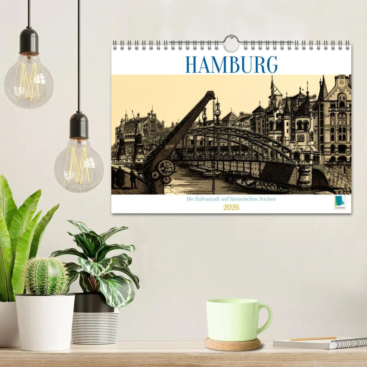 Bild: 9783516612349 | Hamburg: Die Hafenstadt auf historischen Stichen (Wandkalender 2026...