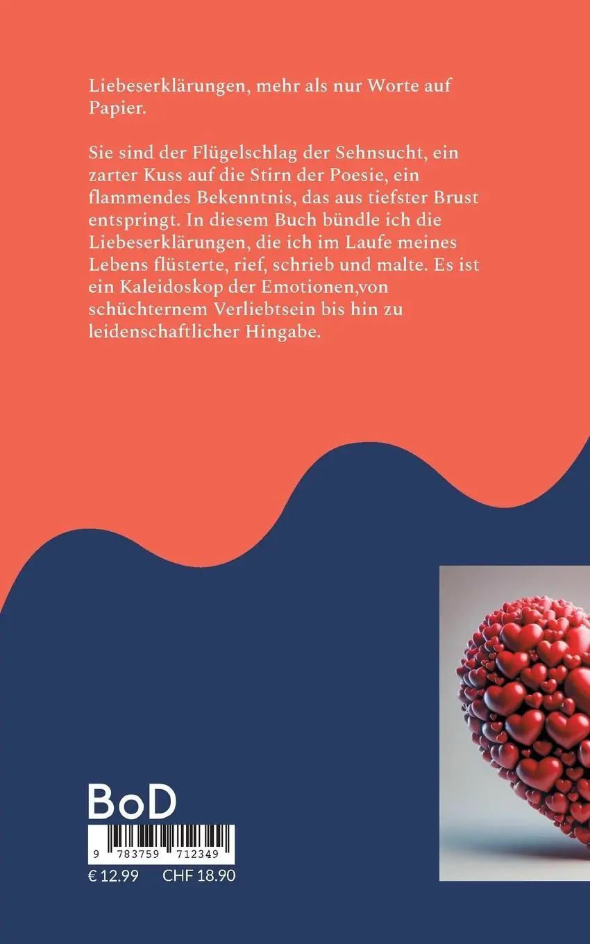 Rückseite: 9783759712349 | Alle Worte Liebe | Meine schönsten Liebeserklärungen | Frank Kralemann