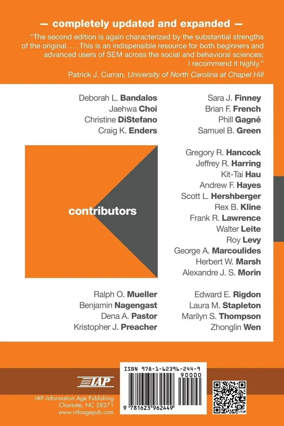 Rückseite: 9781623962449 | Structural Equation Modeling | A Second Course (2nd Edition) | Buch