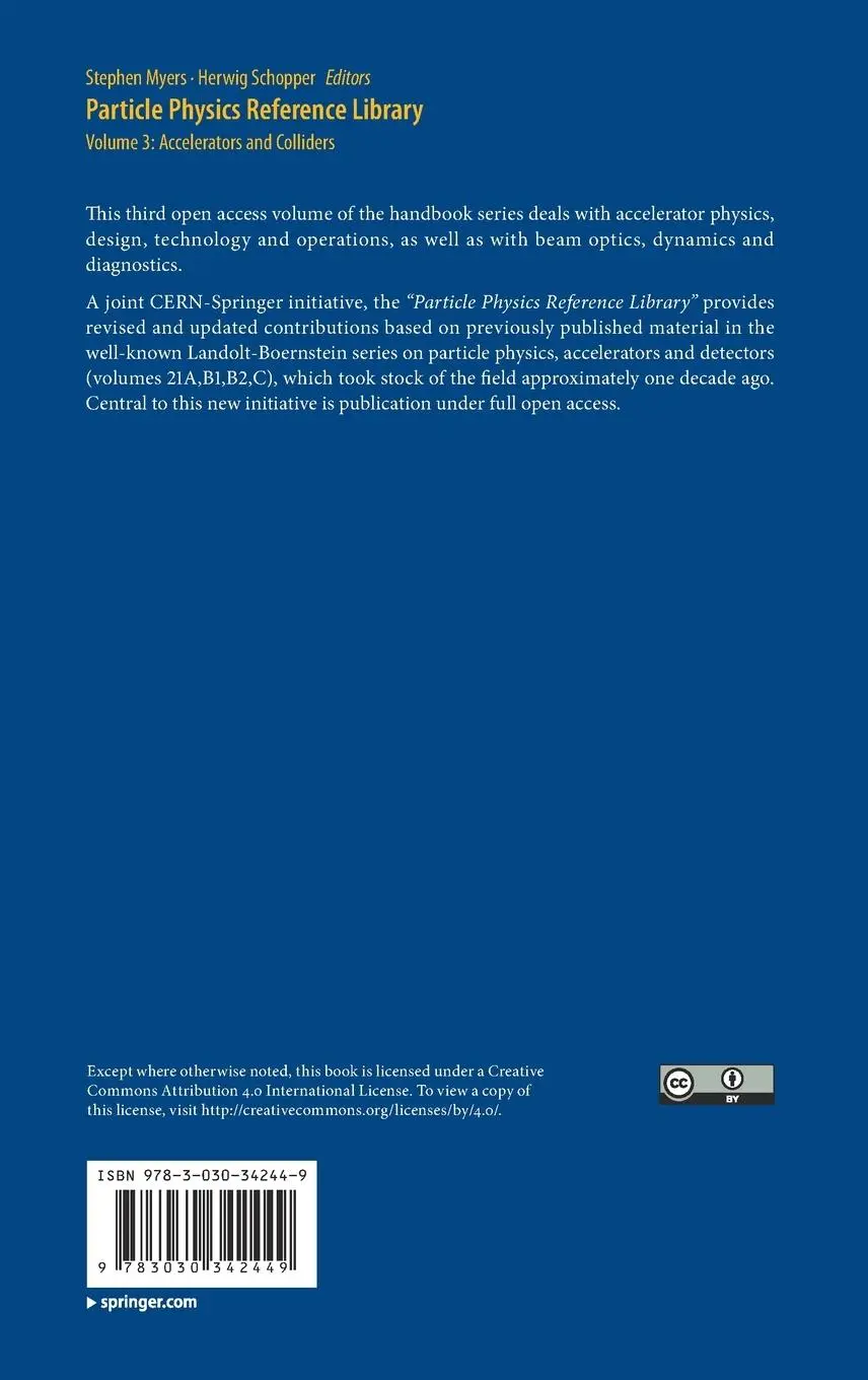 Rückseite: 9783030342449 | Particle Physics Reference Library | Herwig Schopper (u. a.) | Buch