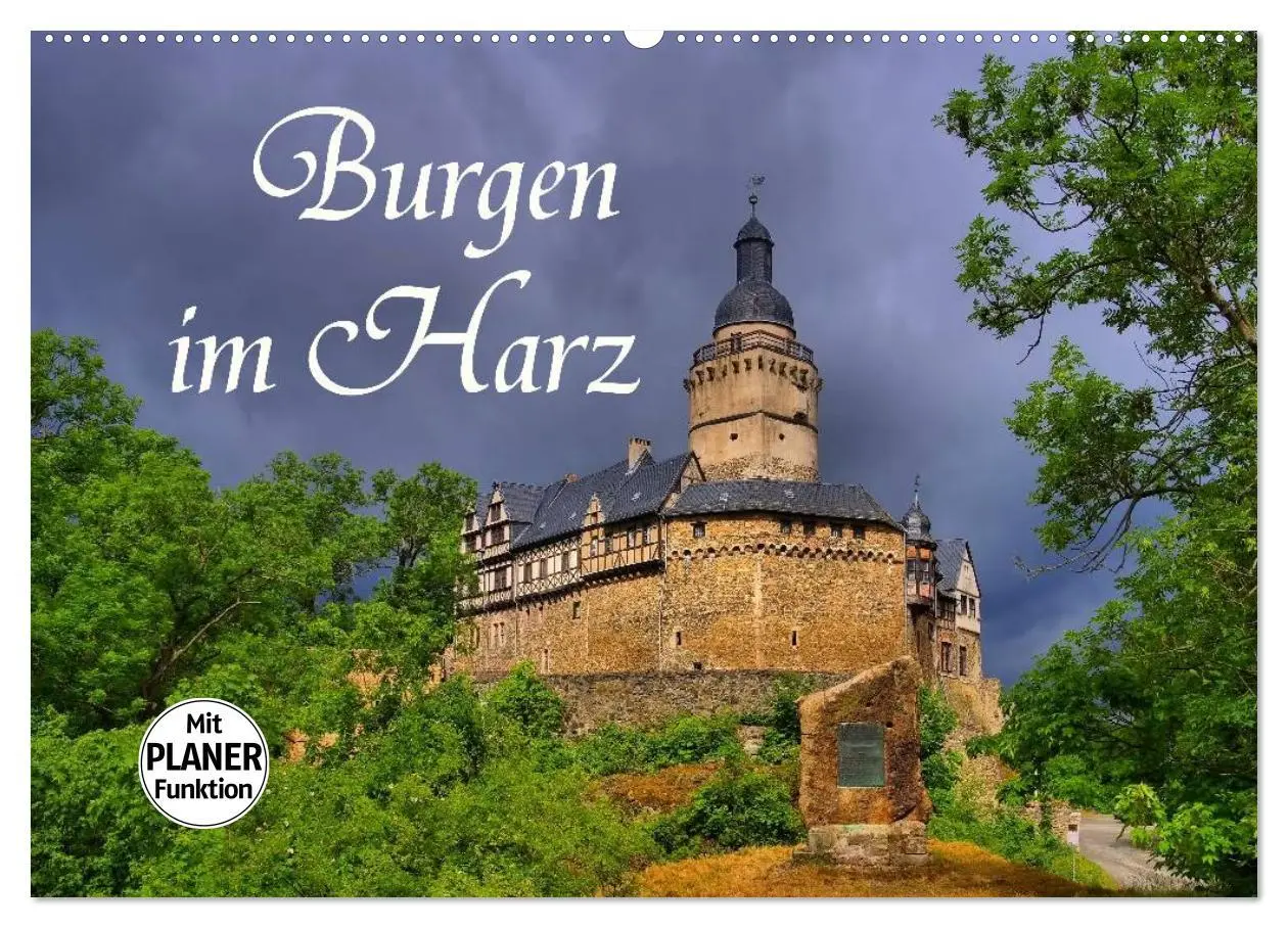 Cover: 9783457992449 | Burgen im Harz (Wandkalender 2026 DIN A2 quer), CALVENDO...