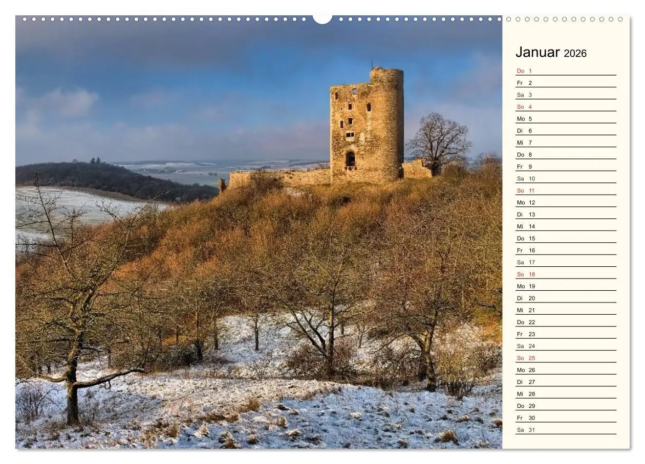 Bild: 9783457992449 | Burgen im Harz (Wandkalender 2026 DIN A2 quer), CALVENDO...